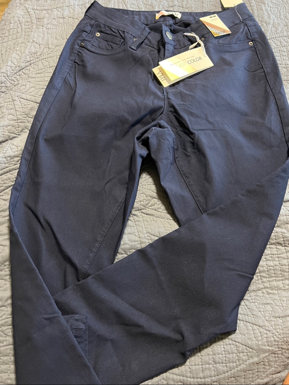 YMI Women’s Navy Stretch Chino Pants